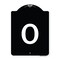 Signmission Sign with Letter O Heavy-Gauge Aluminum Architectural Sign, 24" x 18", BW-1824-22936 A-DES-BW-1824-22936 - alternate 1